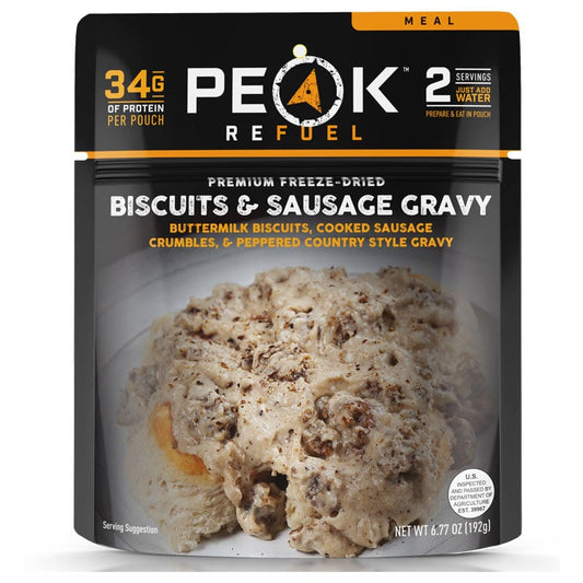 Peak ReFuel Biscuits and Sausage Gravy - Tactical Edge