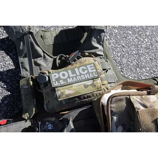 Blue Force Gear Admin Pouch on plate carrier