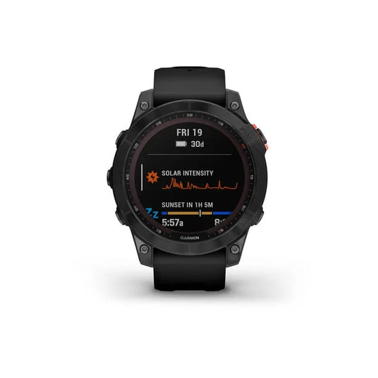 Garmin fenix 7 Solar Edition 47mm - Slate Gray with Black Band - Tactical Edge