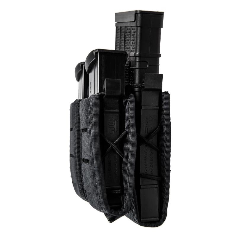 High Speed Gear Duty Double Pistol Taco w/Rifle - Black - Tactical Edge