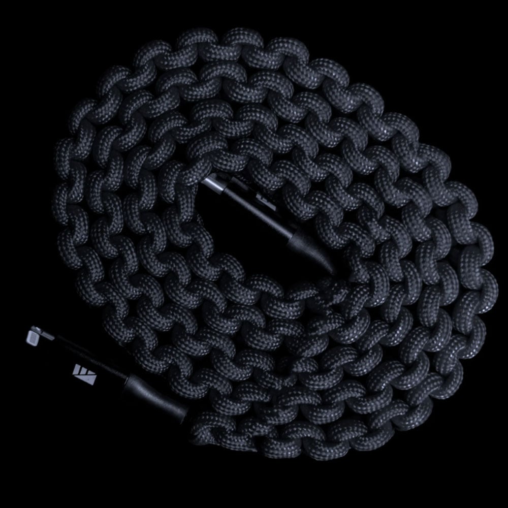 Dark Energy Lightning to USB-C Cables Black