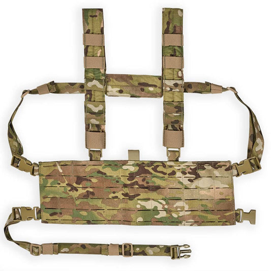 Chase Tactical Laser Cut MOLLE Modular Chest Rig MCR1 Multicam
