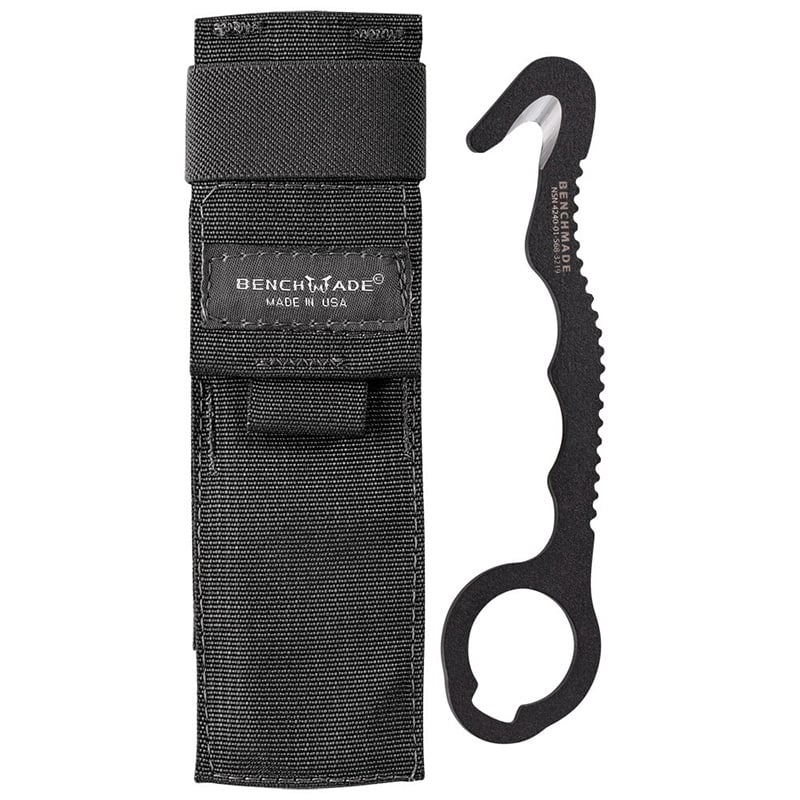 Benchmade 8 BLKW Safety Cutter & Rescue Hook - Tactical Edge