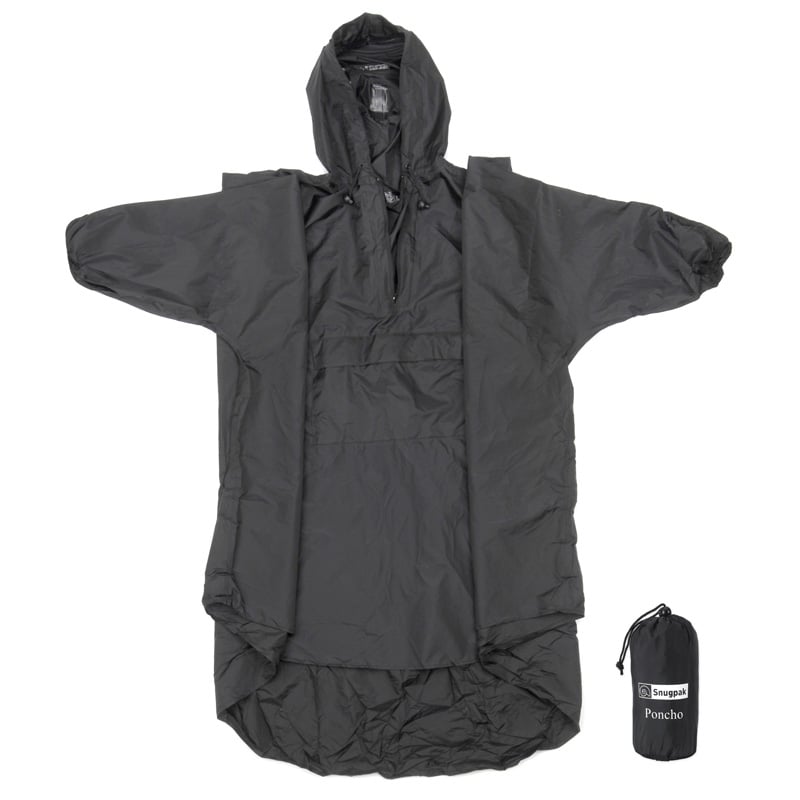 Patrol Poncho Black - Tactical Edge