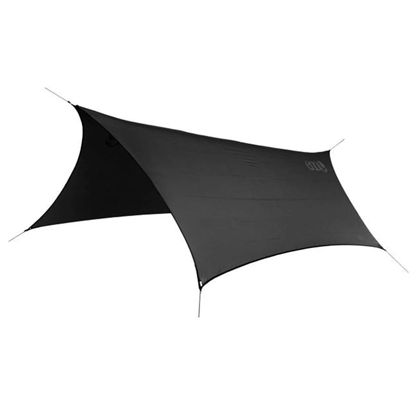 ENO ProFly Grey hammock rain tarp with guy-out points for weather protection