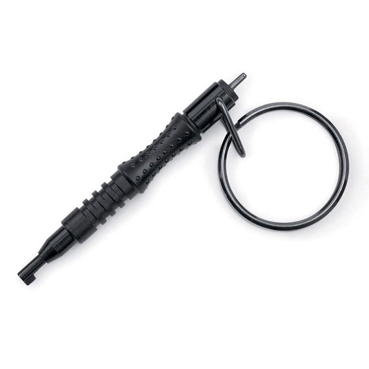 Carbon Fiber Handcuff Key with Ring - Tactical Edge