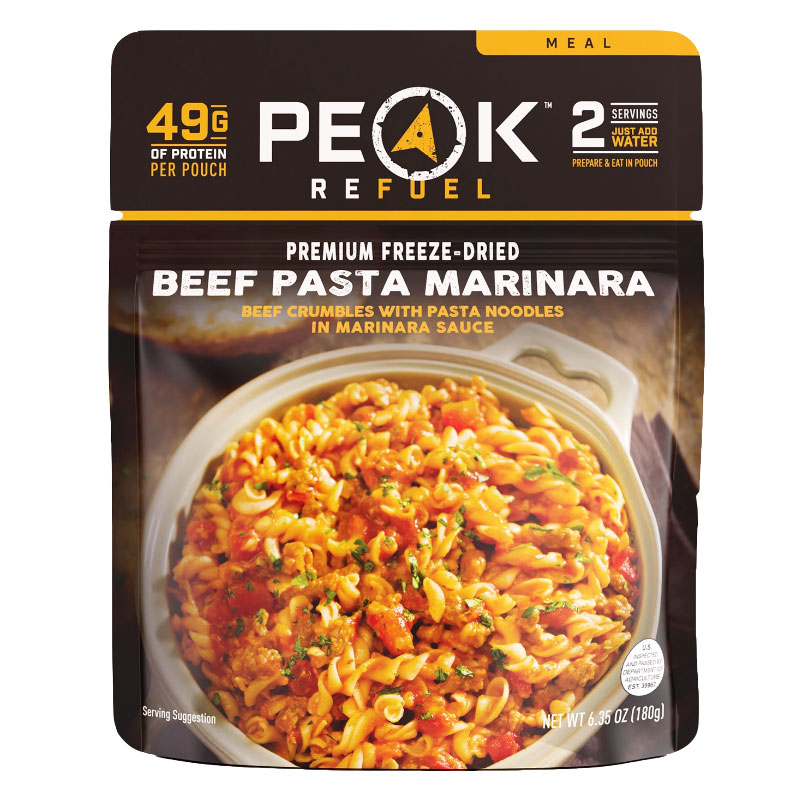 Peak Refuel Beef Pasta Marinara - Tactical Edge