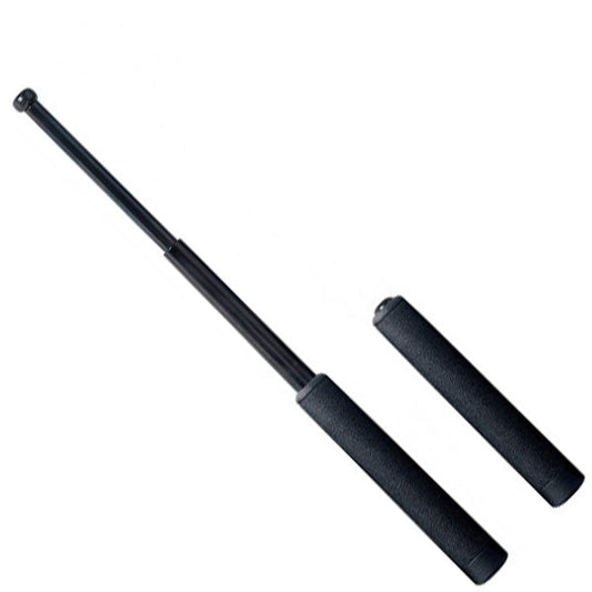 ASP Friction Loc F16AF Airweight Foam expandable baton with black aluminum construction and foam grip handle