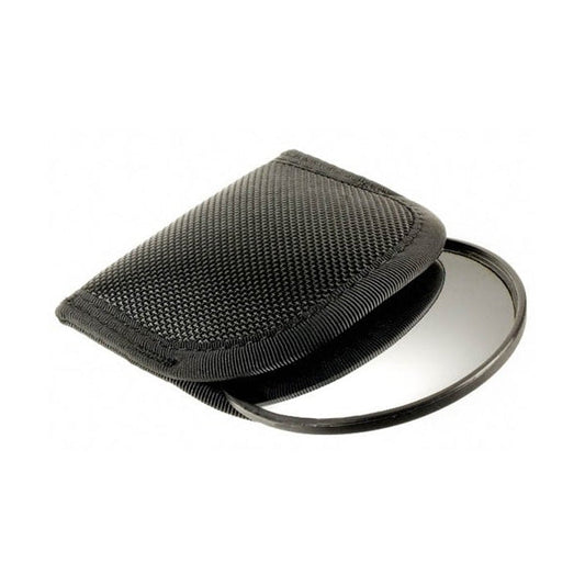 ASP tactical mirror with 3-inch convex surface and black protective carrying case for law enforcement use