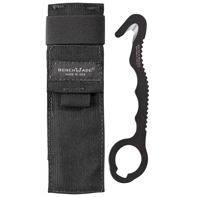 Benchmade 8 BLKW Safety Cutter & Rescue Hook - Tactical Edge
