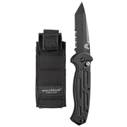 Benchmade AFO II Tanto Black Serrated Edge - Tactical Edge