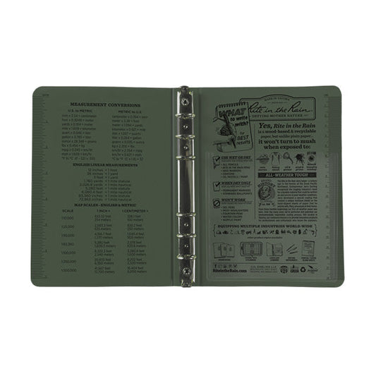 Rite In The Rain 1/2" Tactical Ring Binder Olive Drab - Tactical Edge