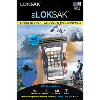 ALOKSAK 4"x7" (2pk) LOKSAK