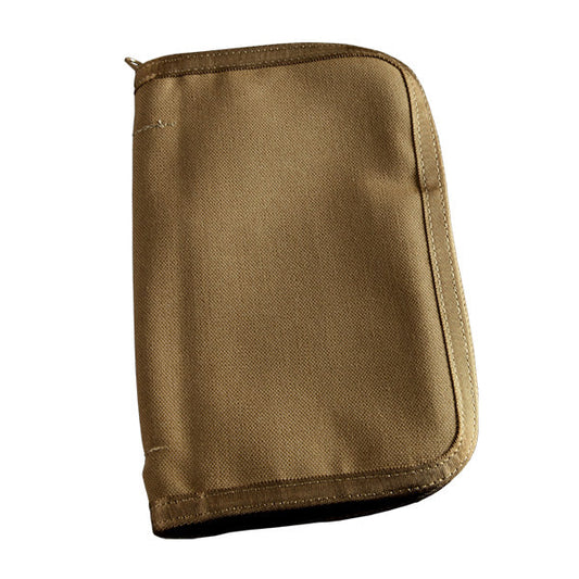 Rite in the Rain tan standard book cover with zipper closure for field notebooks