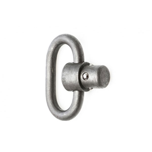Blue Force Gear push button QD sling swivel with 1.25 inch loop and matte phosphate finish