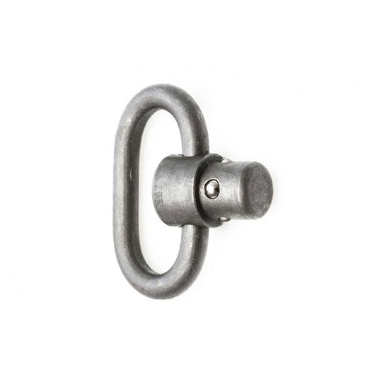 Blue Force Gear push button QD sling swivel with 1.25 inch loop and matte phosphate finish