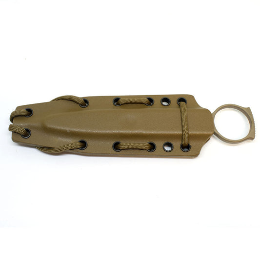 Spartan Blades CQB Tool - FDE with Tan Kydex Sheath - Tactical Edge