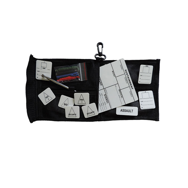 Squad Terrain Model Kit with 43 magnetic tactical symbols and terrain markers for mission briefings