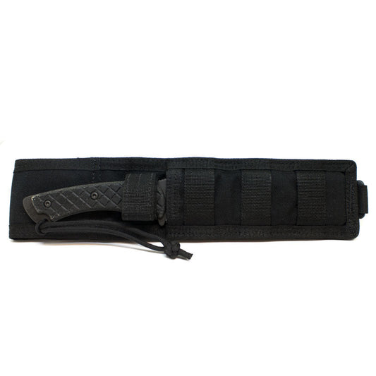 Spartan Blades Horkos - Combat /Utility Knife - Black Blade - Black Handle - Black Nylon Sheath - Tactical Edge