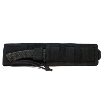 Spartan Blades Horkos - Combat /Utility Knife - Black Blade - Black Handle - Black Nylon Sheath - Tactical Edge