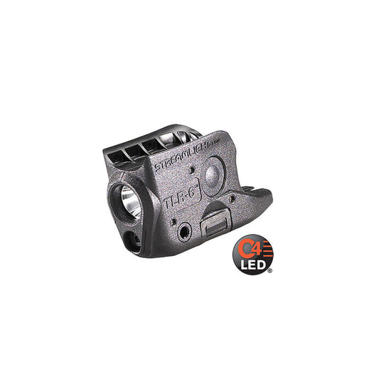 Streamlight TLR-6 weapon light with red laser mounted on Smith & Wesson M&P Shield trigger guard