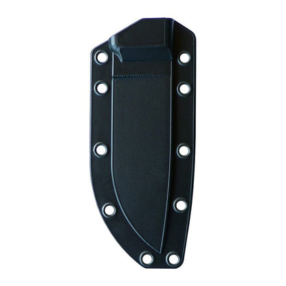 Esee-4 - Partial Serrated - Black Blade - Black Sheath with Molle - Tactical Edge