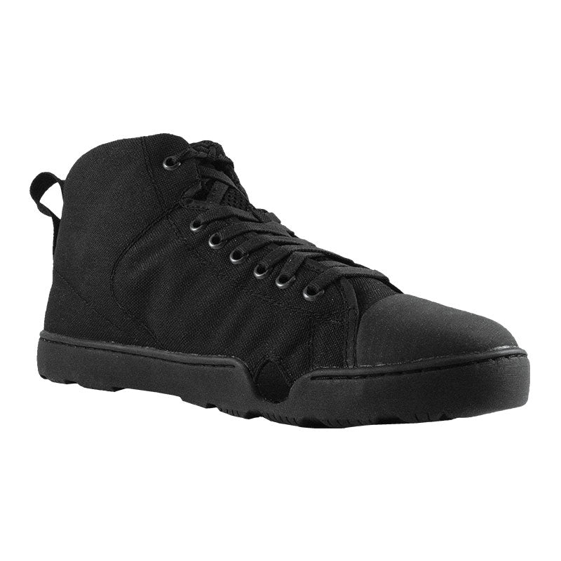Altama OTB Maritime Assault Mid tactical boot in black with Cordura panels and SEAL Rubber outsole