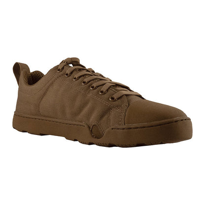 Altama OTB Maritime Assault Low tactical boot in coyote brown with drain ports and specialized rubber outsole