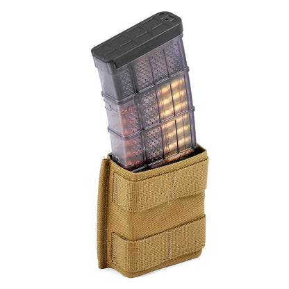 Esstac 5.56 Single KYWI Shorty Pouch with nylon exterior and Kydex inserts for magazine retention