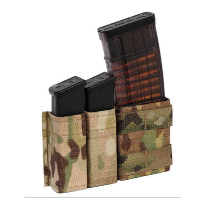 Esstac 5.56 1+2 Side-by-Side KYWI magazine pouch with Kydex inserts and MOLLE attachment points