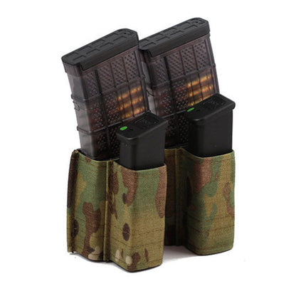 Esstac 5.56 2+2 KYWI Shorty Pouch with nylon construction and Kydex inserts for magazine retention