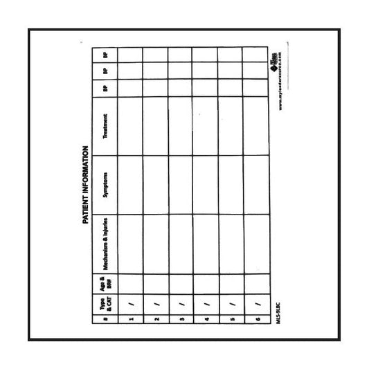 My Leader Source 9-Line Medevac Card - Tactical Edge