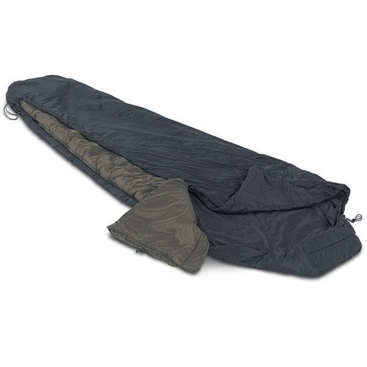 Snugpak Expanda Panel Winter Weight in black showing tapered wedge design for sleeping bag expansion