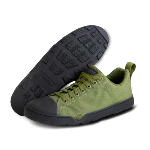 Altama OTB Maritime Assault Low tactical boot in olive drab with Cordura panels and SEAL Rubber outsole