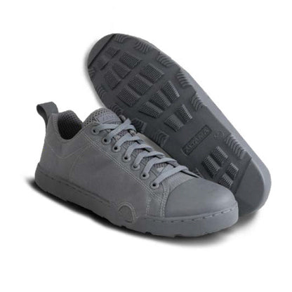 Altama OTB Maritime Assault Low tactical boot in grey with Cordura panels and SEAL Rubber outsole