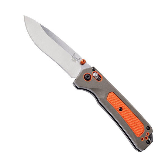 Benchmade 15061 Grizzly Ridge folding knife with drop-point blade and dual-tone handle