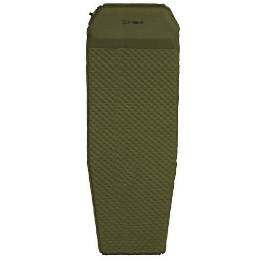 Snugpak BaseCamp Ops Elite XL self-inflating sleeping mat with integrated pillow in olive color