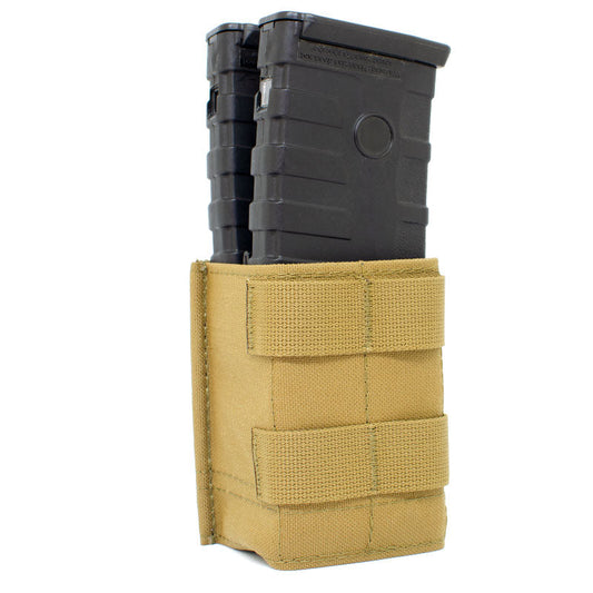Esstac 5.56 Double Stack KYWI Mid Pouch with hybrid Kydex nylon construction and MOLLE webbing