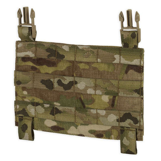 Chase Tactical MOLLE Clip Placard front panel with vertical clips and MOLLE webbing attachment points