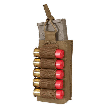 Chase Tactical single 5.56 shotgun strip magazine pouch with elastic retention system