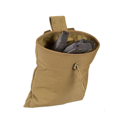 Chase Tactical Roll-Up Dump Pouch with MOLLE attachment system and Velcro retention tab for tactical gear storage