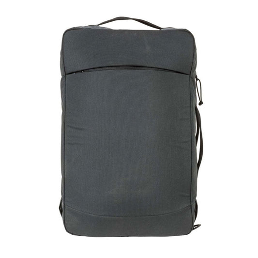 Mystery Ranch Mission Rover black travel backpack with clamshell opening and multiple carry handles