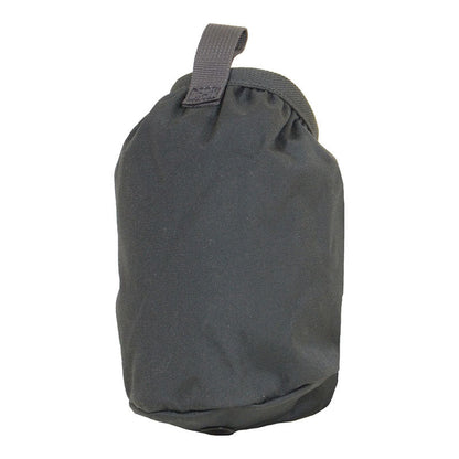 Mystery Ranch Bottle Pocket hydration pouch in black 500D CORDURA fabric with buckle mounting system