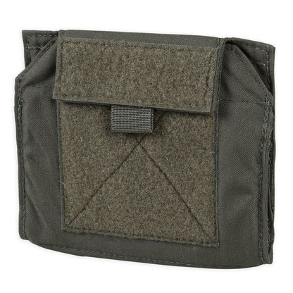 Chase Tactical black admin pouch with MOLLE webbing attachment and fold-open design