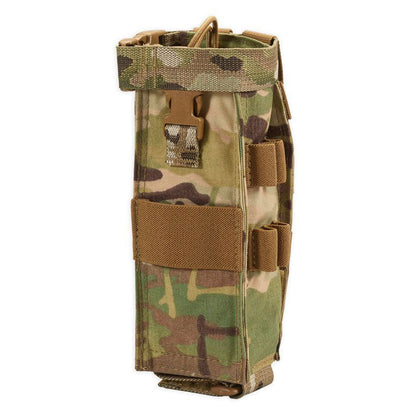 Chase Tactical MBITR Radio Pouch with forward-facing radio mount and elastic storage loops for PRC-148 compatibility