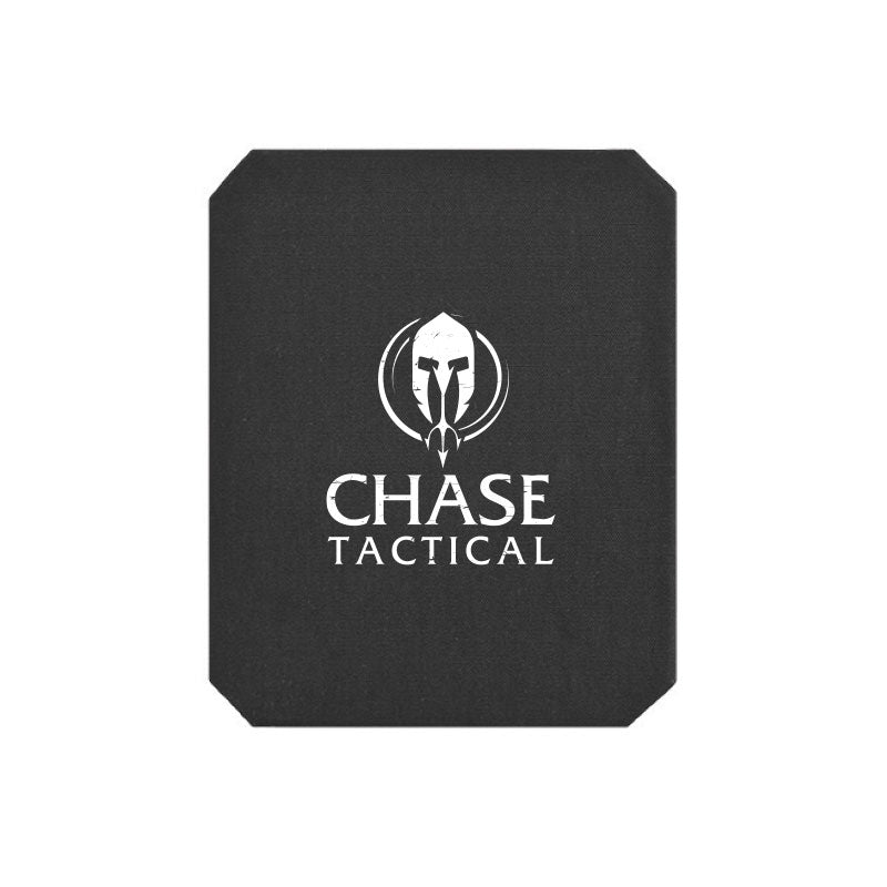 Chase Tactical 4S17 Level IV 6x6 single curve ballistic armor plate with 1000D Cordura cover