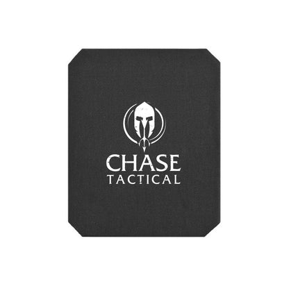 Chase Tactical 4S17 Level IV 6x6 single curve ballistic armor plate with 1000D Cordura cover