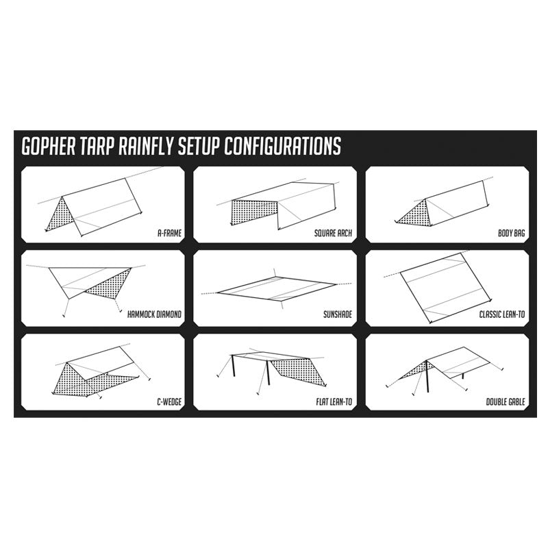 Catoma Gopher Tarp Rainfly System - Tactical Edge