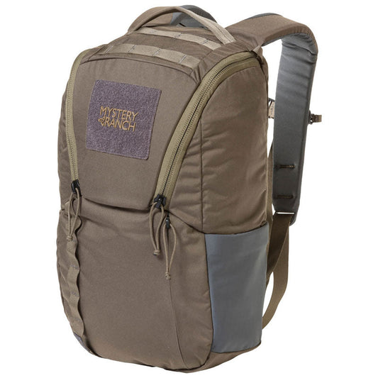 Mystery Ranch Rip Ruck 15 tactical backpack with Rip-Zip panel and MOLLE webbing in black