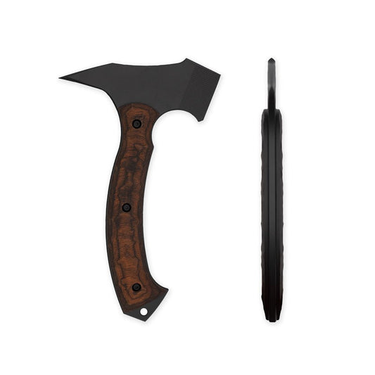 Toor Knives F13 Tommy Walnut Profile and Back